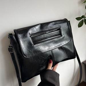 Borsa Clutch Vintage da <span class=keywords><strong>Donna</strong></span> alla Moda, <span class=keywords><strong>Grande</strong></span> Capacità, Motivo Geometrico, in Pelle Vegana Morbida con Chiusura a Cerniera, Nuovissima Pochette - Product Image 3