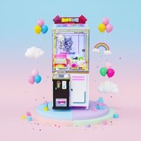 Machine à griffes double défi et pousseur de prix combinés : Distributeur de cadeaux innovant pour centres commerciaux