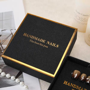 [Stokta] tırnaklarda özel basın ambalaj kutusu pencere ile Logo kutusu özelleştirmek - Product Image 3