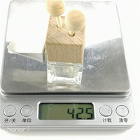 Diffuseur de parfum en verre carré de 5 ml et 8 ml, flacon de désodorisant pour voiture en stock à vendre
