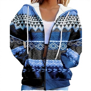 Sudadera con capucha de punto para mujer, con lentejuelas personalizadas en la parte delantera, estilo Y2K, transpirable, de alta calidad, para invierno y otoño, con insignia de cristal, venta al por mayor a bajo precio - Product Image 2