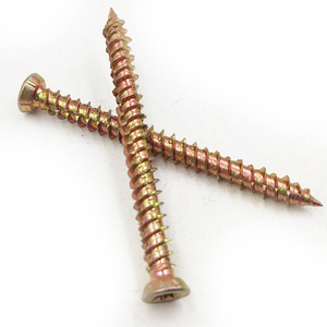 สกรูคอนกรีตหัวจมแบบแบน 7.5*100 มม. เหล็กชุบสังกะสี หัว Torx ขันเองได้ สำหรับงานก่อสร้าง ขนาดนิ้วและเมตริก - Product Image 5