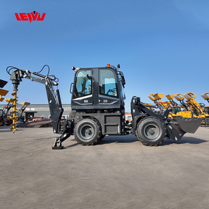 China Factory Price 4X4 <b>Construction</b>-<b>Machinery</b> Excavator <b>Engineering</b> Wheel EPA Engine Mini Backhoe - Product Image 3