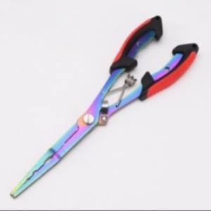Alicates de pesca de acero inoxidable multifuncionales con ganchos duraderos para cortar señuelos y líneas - Product Image 3