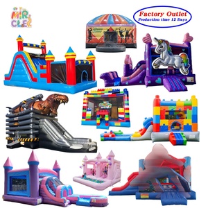 16*11ft Commercial Outdoor Inflatable Jumping Castle for Kids Park Bounce House with <strong>Slide</strong> <strong>Trampoline</strong> Area - Product Image 5