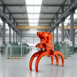 We-Attach WGL06F CE-gecertificeerde hydraulische houtgreep voor 11-20 ton graafmachines, geschikt voor steen, hout en rots, te koop. - Product Image 3