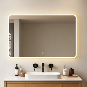 Nouveau Miroir LED Intelligent IP44 NewThingLine à <span class=keywords><strong>Prix</strong></span> de Gros, Miroir Anti-Buée à 3 Couleurs Changeantes pour Projets Immobiliers - Product Image 3