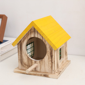Marco de Madera para Pájaros, Mini Nido Colgante para Exteriores, Modelo YC-984121 - Product Image 2
