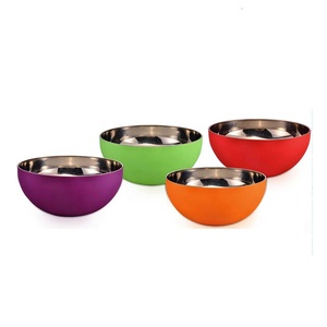 Bol d'alimentation pour bébés en acier inoxydable, 12 pièces, collations, bol <span class=keywords><strong>de</strong></span> mélange pour salade, outils <span class=keywords><strong>de</strong></span> cuisine, alimentation, riz, fruits - Product Image 1