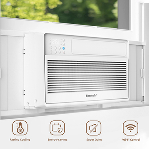 Bestcold <strong>Small</strong> Window <strong>AC</strong> <strong>Unit</strong> 6000 BTU Compact Design Fast Cooling Low Noise for Bedrooms Window Air Conditioner - Product Image 3