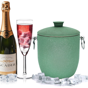 Chất lượng cao 3L ngoài trời kim loại đồ uống bồn đá xô thép không gỉ cách nhiệt uống rượu mát máy làm lạnh cho rượu sâm banh bia - Product Image 5