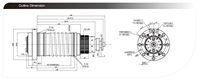Moteur de broche mécanique à entraînement par courroie BT40 10000 tr/min 150 mm avec roulement pour centre d'usinage CNC horizontal/vertical 380 V 7,0 Nm de couple