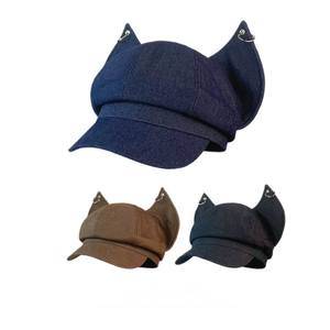 Casquette de baseball Y2K avec oreilles de renard et anneau en fer, casquette en jean unisexe style papa, casquette <span class=keywords><strong>esthétique</strong></span> grunge avec oreilles d'animaux pour femme - Product Image 4
