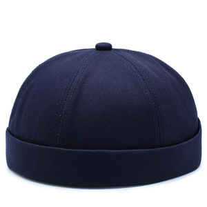 Vente en gros, casquette sans bord en coton de rue décontractée et élégante, manchette roulée, <span class=keywords><strong>chapeau</strong></span> sans bord, <span class=keywords><strong>Docker</strong></span> marin, bonnet rétro - Product Image 6