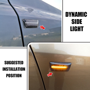 2 uds., luz LED de señal de giro dinámica, luz de posición lateral para <span class=keywords><strong>Opel</strong></span> <span class=keywords><strong>Insignia</strong></span> Astra H Zafira B Corsa D para Chevrolet Cruze - Product Image 4