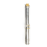 Pompe submersible pour puits profond en acier inoxydable 1HP, hauteur de refoulement 100m, débit élevé 3m³/h, pompe d'irrigation agricole OEM CE Garantie 1 an