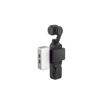 Pour éclairage vidéo LED bicolore 6370 édition Megatron, rotatif à 360°, compatible Osmo Pocket 3/4/4P Xtra Muse, 3200K-5600K, ABS/PC
