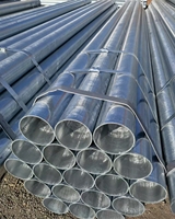 Certificat d'essai en usine ERW pour tuyaux d'eau / tuyaux de fluide, conduites EMT / conduites BS31, tubes ronds pré-galvanisés