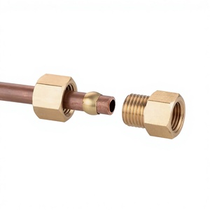Conector de Compresión de Latón <span class=keywords><strong>para</strong></span> Tubos de 6-12 mm de Diámetro Exterior, Adaptador de Rosca Hembra G1/4, G3/8, G1/2, Ideal <span class=keywords><strong>para</strong></span> Líneas de Agua/<span class=keywords><strong>Gas</strong></span> y Sistemas de Humidificación - Product Image 3