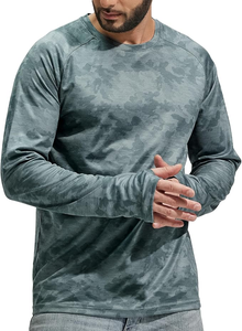 Camisa de Pesca Elástica de Manga Larga con Protección Solar UPF 50, Impermeable, Resistente al Viento, con Estampado Digital, Antienganches, de Secado Rápido y Transpirable - Product Image 2