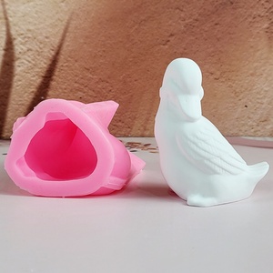 Handmade Resin Casting Molds for DIY Decorative Ornaments Ins Style <b>Silicone</b> Desktop <b>Tools</b> Duck Mold W0773 - Product Image 2