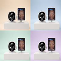 Analyse 3D des problèmes cutanés, simulation du vieillissement, comparaison avant/après, analyse de la crème hydratante pour le visage, analyseur cutané de bureau