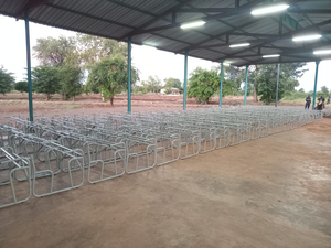 Muebles Escolares, Silla de Escritorio Doble para Aula, Conjunto Moderno y Ergonómico de Escritorio y Banco Doble para Estudiantes de Primaria y Secundaria - Product Image 5