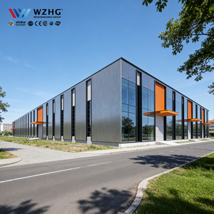 Nave de Almacenamiento Profesional con Estructura de Acero y Paredes de Panel Sándwich para Uso en Almacenes, Certificación CE, Vida Útil de 50 Años, Resistente a Vientos Fuertes - Product Image 1