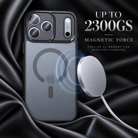 Nouvelle coque de téléphone magnétique mate pour iPhone 18 Pro 18 Pro Max 17 Pro 17 Pro Max 2300G, protection anti-chute avec coussin d'air et protection de l'appareil photo