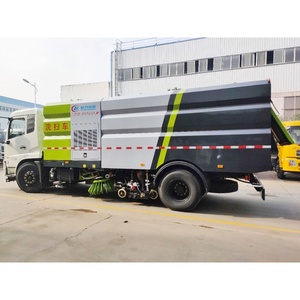 รถกวาดถนนดูดฝุ่น Dongfeng 4X2 15 ลูกบาศก์เมตร รถทำความสะอาดถนนสำหรับขาย - Product Image 3