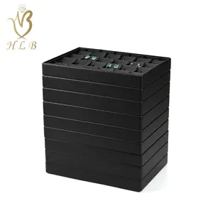 Special Material Stackable Jewelry Tray Display Jewellery Ring Earrings Jewelry Packaging Display