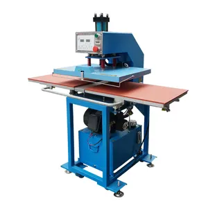 Custom set automated matic electric a3 16"x20" men auto open full color pink light blue dtf heat press transfer printing machine