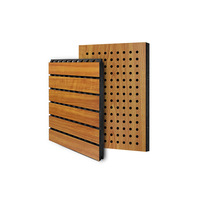 Panneau insonorisant en bois perforé salle de réunion mur plafond école studio d'enregistrement panneau d'insonorisation