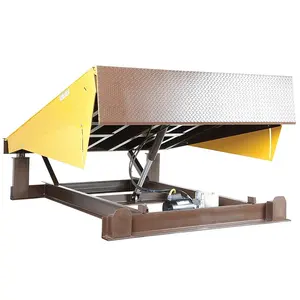 Lojistik Dock rampa ekipmanları için otomatik yükleme ve boşaltma kamyon veya konteyner ayarlanabilir hidrolik sabit çukur sabit - Product Image 1