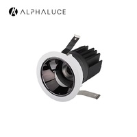 Spot encastrable LED COB orientable 4W 8W 16W 20W 24W 27W 27 Watts 24V, 3D, UGR, DALI, CCC, puce 63mm, 45mm, 19cm, USA, AU, UK