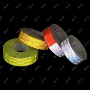 Tùy chỉnh màu vàng thận trọng nguy hiểm xây dựng nguy hiểm dính cuộn Pet cảnh báo băng phản chiếu - Product Image 4