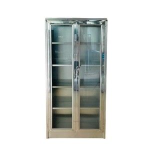 Gabinete de Instrumentos Estériles de Acero Inoxidable, Archivador de Documentos, Gabinete de Medicamentos para Hospitales Occidentales, Optimizado para Almacenamiento - Product Image 1