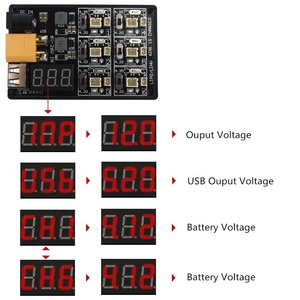 Placa de cargador de batería 6 en 1 3,7 V 3,8 V 1S Lipo Lihv para Tiny 6 7 QX65 Mobula7 <span class=keywords><strong>Mobula</strong></span> 6 RC Quadcopter FPV Racing Drone - Product Image 6