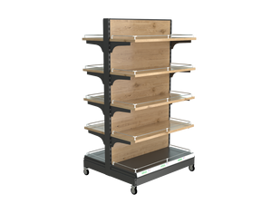 Étagères de supermarché de style européen, fines et perforées, en métal, pour un environnement commercial européen moderne - Product Image 5