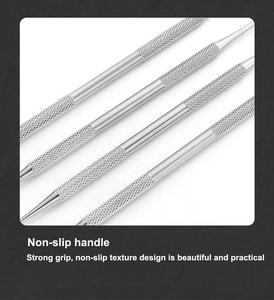 الأسنان طقم تبيض الفولاذ القشرة الأسنان الأسنان عن طريق الفم <span class=keywords><strong>exami</strong></span> أدوات طبيب الأسنان طقم الأسنان مكشطة قشارة اختيار مرآة أداة - Product Image 3