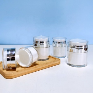 Factory 30ml 50ml 80ml Airles Pump Cream <b>Jar</b> Skin Care <b>Empty</b> Acrylic Pump Cosmetic Container with Airless Pump - Product Image 5