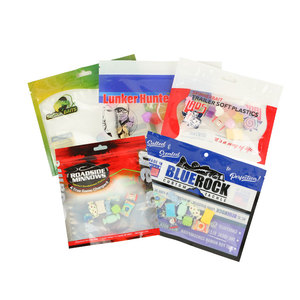 ถุงบรรจุเหยื่อล่อปลาแบบนิ่มตะขอเกี่ยวเหยื่อพลาสติกบรรจุภัณฑ์ใสด้าน<span class=keywords><strong>หน้า</strong></span>ออกแบบได้ตามที่ต้องการ - Product Image 1