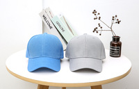 Casquette de baseball unisexe à six panneaux en sergé de couleur unie avec logo personnalisé