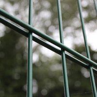Valla Moderna 868 con Alambre de 6/5/6 mm con Revestimiento de PVC Verde, Valla de Seguridad y Protección para el Hogar, para Uso Agrícola