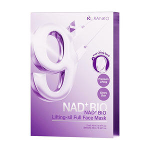 OEM No.9 Feuille Masque NAD + BIO Lifting Masque Complet Améliore Jawline Jowls Rides Cou Ridules Peptides Collagène Fermeté de La Peau - Product Image 6