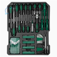 Coffret à outils complet 799 pièces, chariot à outils anti-collision en aluminium, kit de réparation automobile avec clés mixtes et tournevis