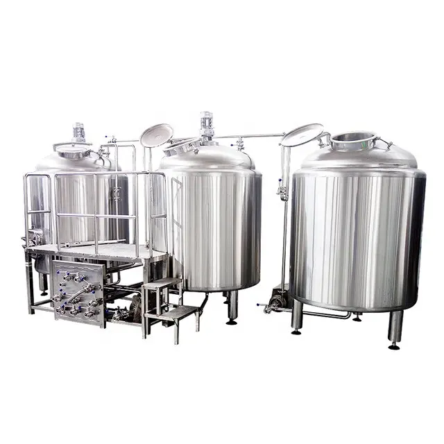 100L 200L 300L Mini Micro Craft Beer Mash Tun Brewing Brewery Equipment Fermentation Tanks for Restaurant Pub Sus304/red Copper