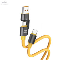 240W 3-en-1 USB C Chargeur Haute Vitesse 4 1 Câble de Charge Rapide Cordon OEM pour IPHONE pour Samsung pour Xiaomi pour Huawei OnePlus Pure