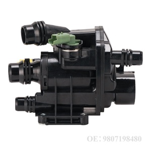 Boîtier de thermostat moteur 9807198480 pour Peugeot 208 2008 308 3008 <span class=keywords><strong>DS3</strong></span> DS4 Thermostat de refroidissement moteur 9806243480 vert 2 broches - Product Image 5