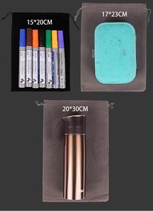Grande pochette en velours personnalisée de haute qualité avec cordon de serrage, sac d'emballage pour fournisseurs, pochette cadeau pour bijoux - Product Image 5